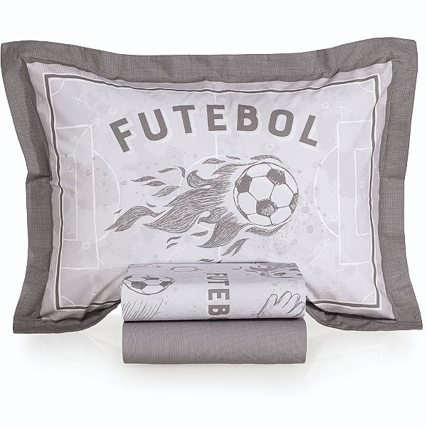 Jogo de Cama Karsten Campeonato 200 Fios 3 Peças Solteiro