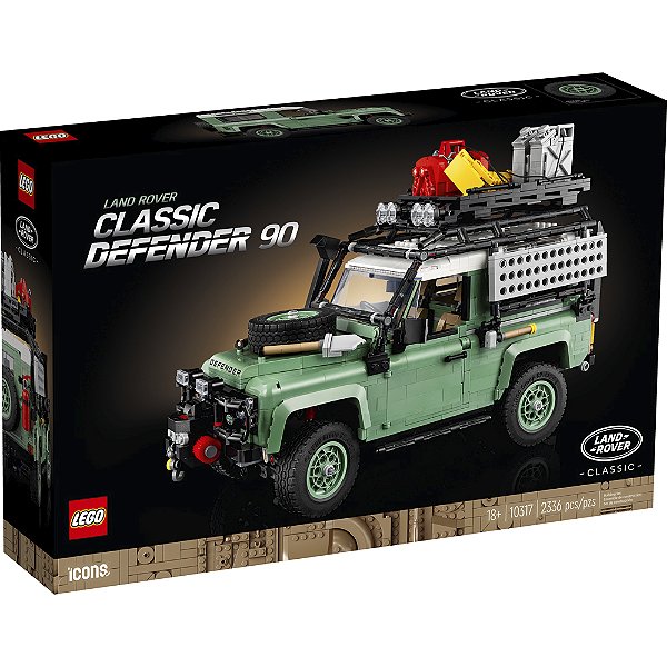 Lego Icons Land Rover Defender 90 Clássico 10317 com 2336pcs
