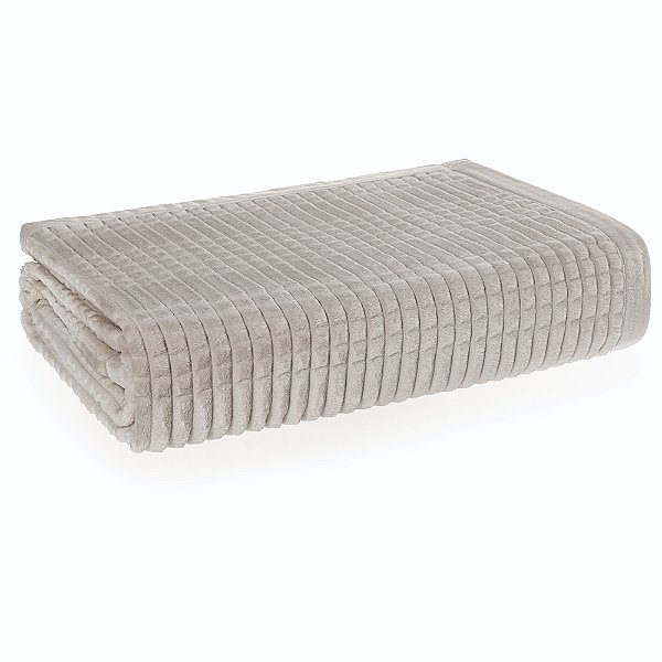 Manta Karsten Lima Fleece King Bege Cromio