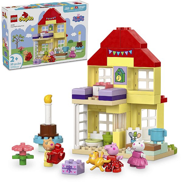 Lego Duplo Casa do Aniversário Peppa Pig 10433 com 59pcs