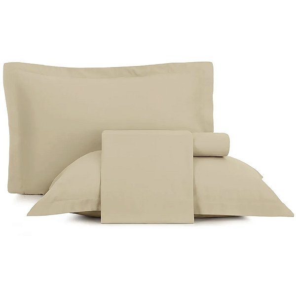 Jogo de Cama Altenburg Basic TA 4 Peças King Bege