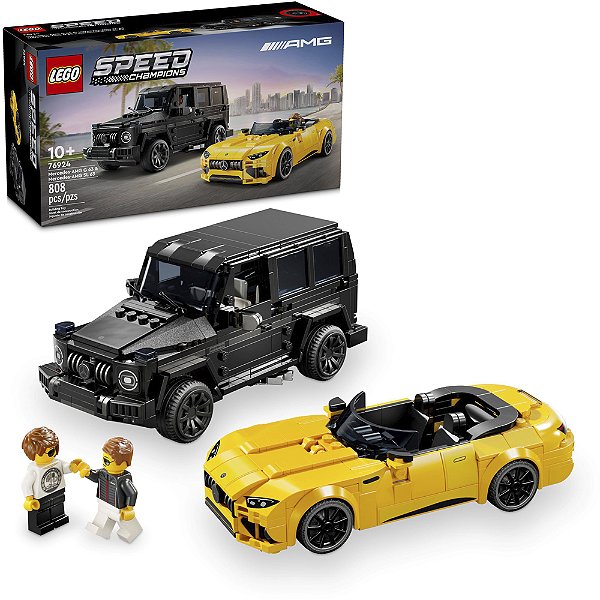 Lego Speed Champions Mercedes Amg G63 e SL63 76924 com 808pc