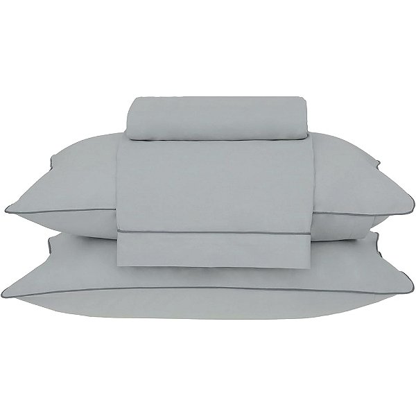 Jogo de Cama Buddemeyer Basic 180 Fios 4 Peças Queen Verde