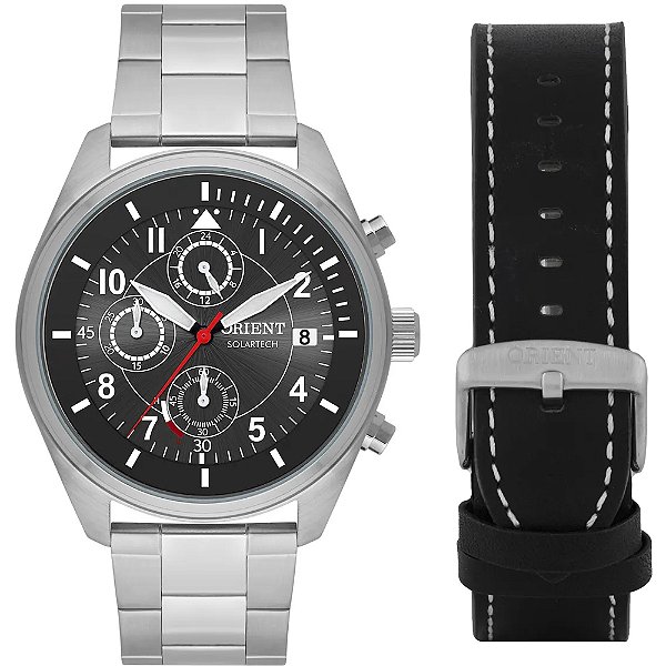 Relógio Orient Cronografo MBSSC249 P2SX Prata Masculino