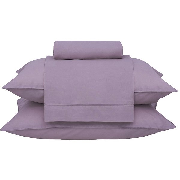Jogo de Cama Buddemeyer Basic 180 Fios 4 Peças King Rosa