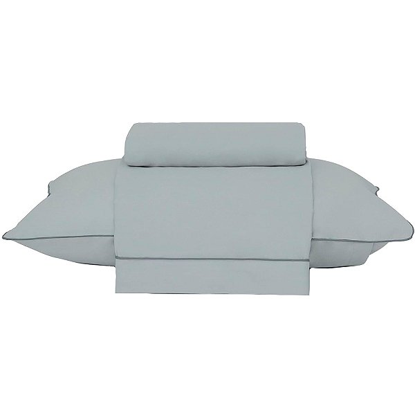 Jogo de Cama Buddemeyer Basic 180 Fio 4 Peças Solteiro Verde