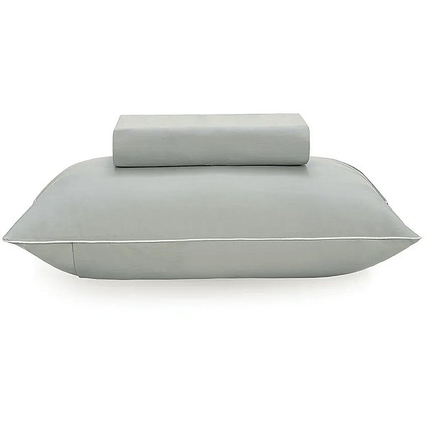Jogo de Cama Karsten Itan 200 Fios 2 Peças Solteiro Azul