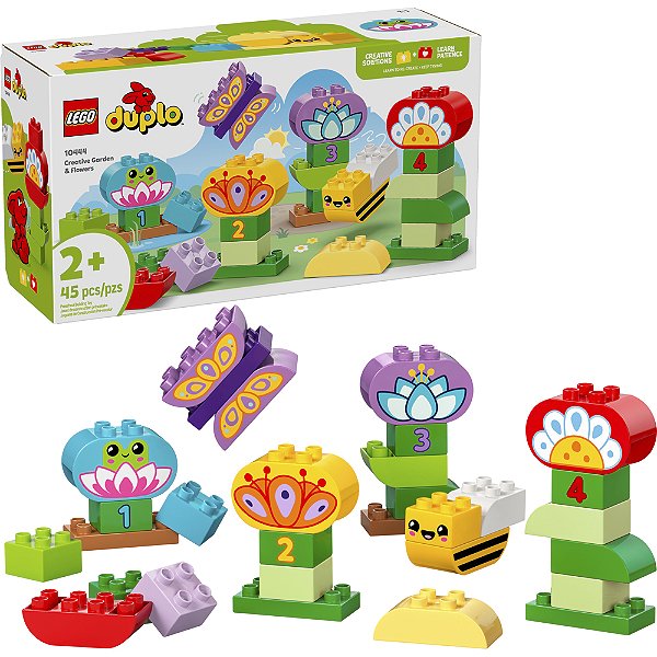 Lego Duplo Jadim Criativo de Flores 10444 com 45pcs