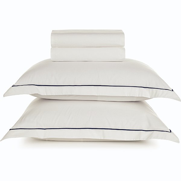 Jogo de Cama Karsten Deliz 200 Fios 4 Peças Queen Branco Azl