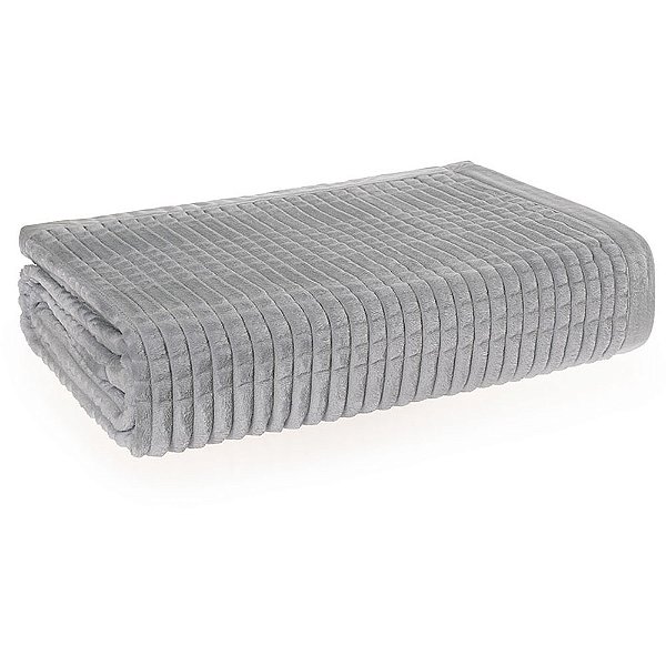 Manta Karsten Lima Fleece King Cinza Metal