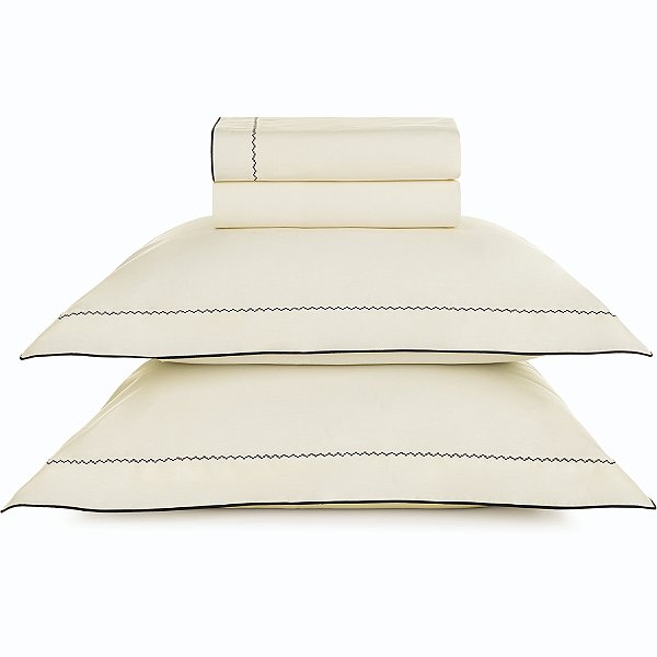 Jogo de Cama Karsten Bali 200 Fios 4 Peças Casal Off White