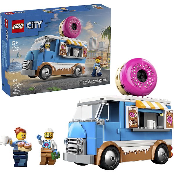 Lego City Caminhão de Donuts 60452 com 196pcs