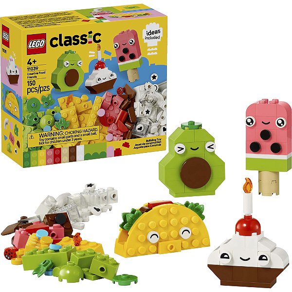 Lego Classic Amigos Criativos da Comida 11039 com 150pcs