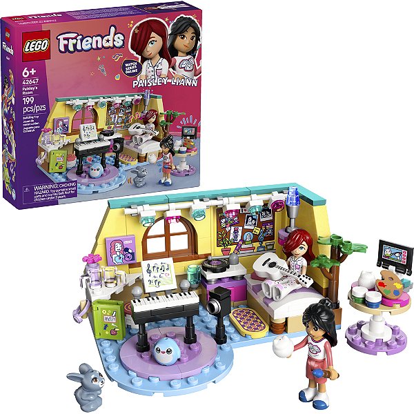Lego Friends O Quarto da Paisley 42647 com 199pcs