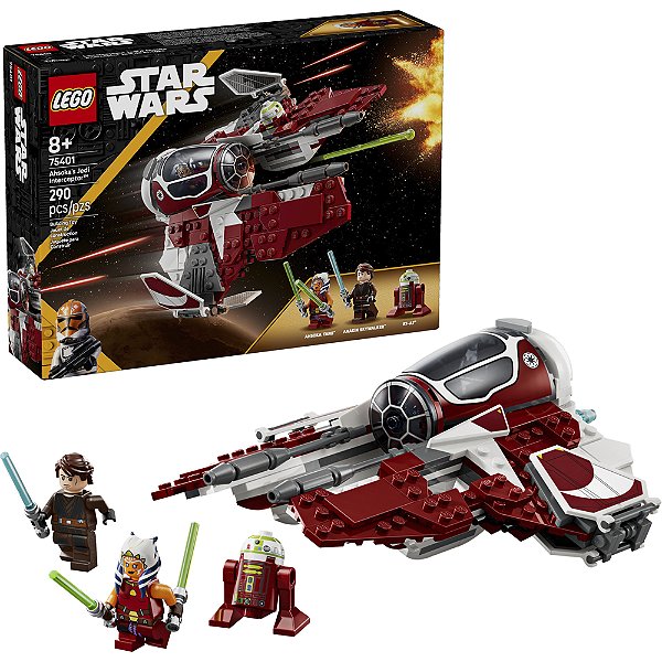 Lego Star Wars Jedi Interceptor de Ahsoka 75401 com 290pcs
