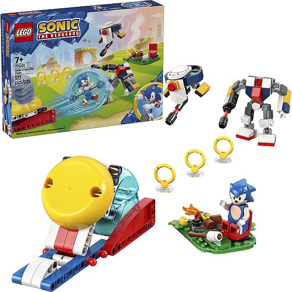 Lego Sonic Batalha na Fogueira do Sonic 77001 com 177pcs