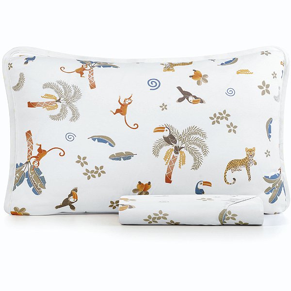 Jogo de Cama Altenburg Amazonia Malha 2 Peças Solteiro Bege