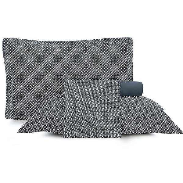 Jogo de Cama Altenburg Slim TA 4 Peças Queen Marinho