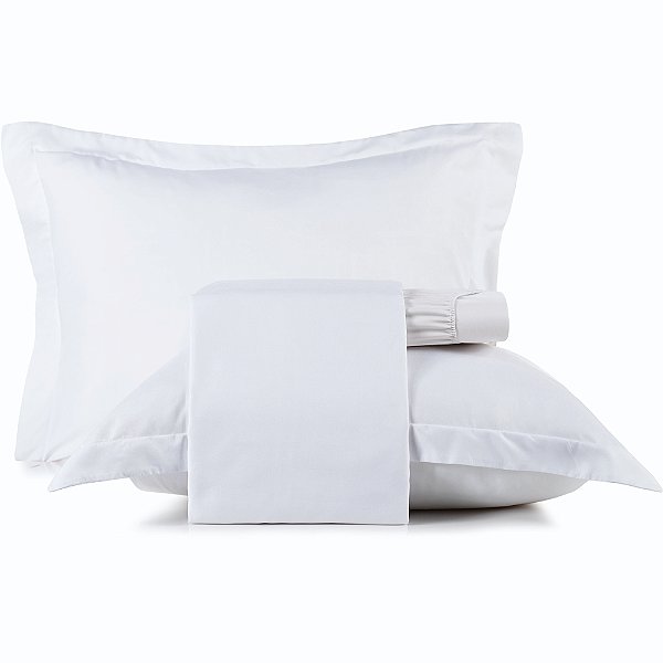 Jogo de Cama Altenburg Labirito TA UW 4 Peças Casal Branco