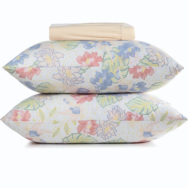 Jogo de Cama Altenburg Borogodo 6 Malharia 3 Peças Queen Lar