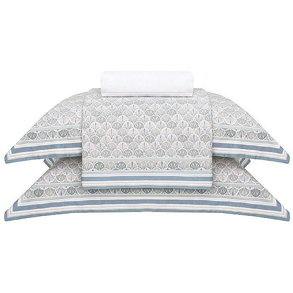 Jogo de Cama Buddemeyer Lanvin 300 Fios 4 Peças King Bege