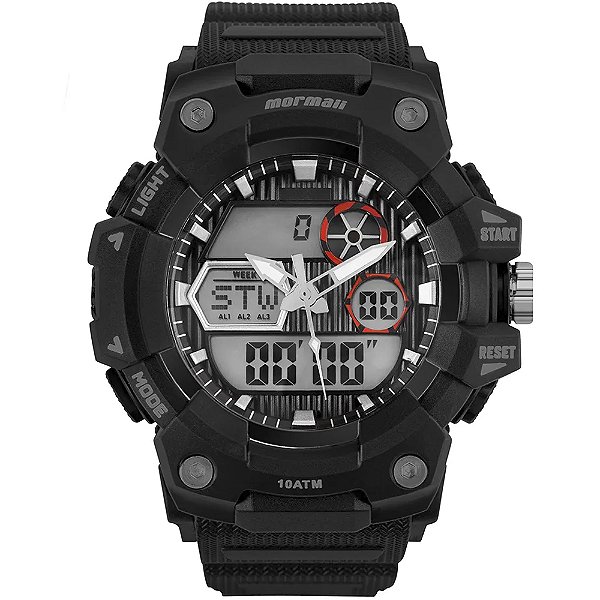 Relógio Mormaii Action MO06308R Preto Masculino