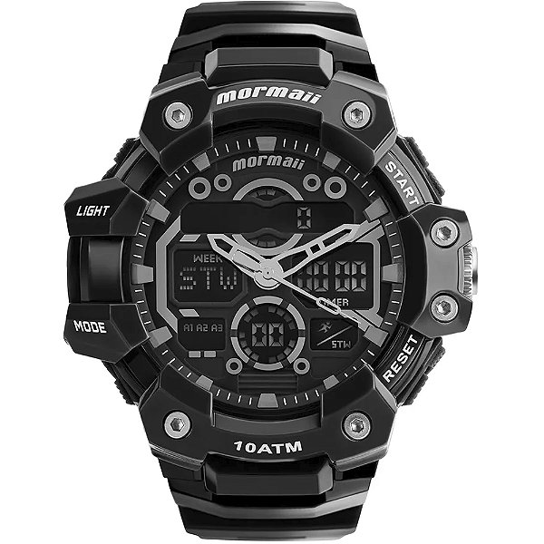 Relógio Mormaii Force MO06318P Preto Masculino
