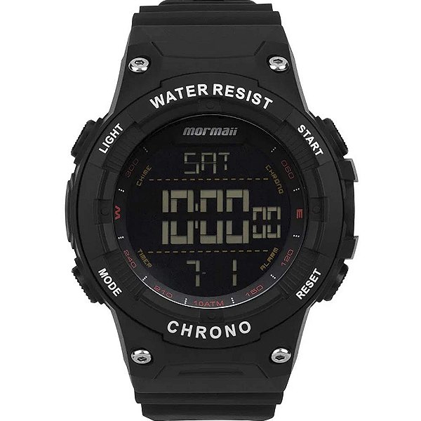 Relógio Mormaii Wave MO117008P Preto Masculino