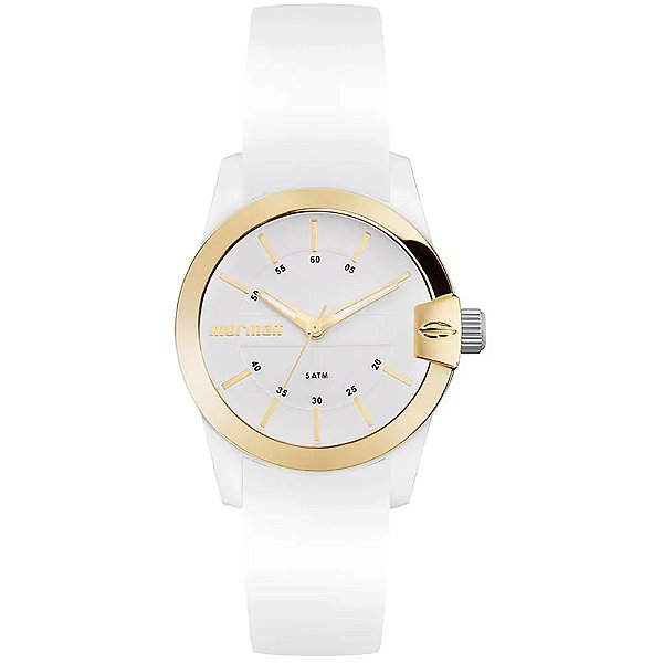 Relógio Mormaii Luau MO2036JE8B Branco Feminino