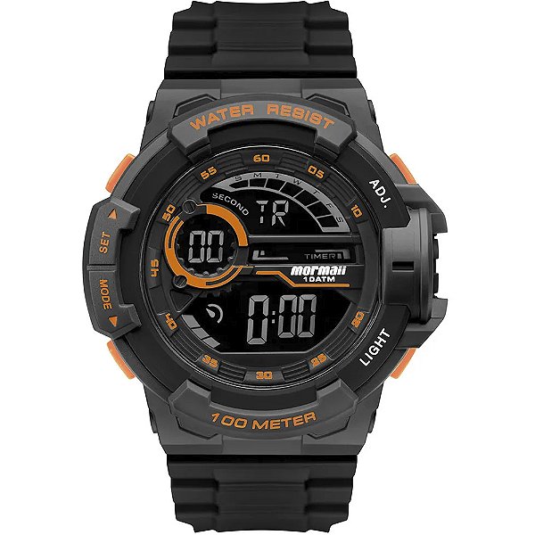 Relógio Mormaii Wave MO3660AE8L Preto Masculino