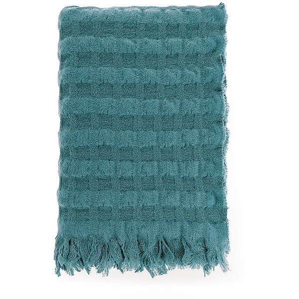 Manta Decorativa Karsten Campos Verde