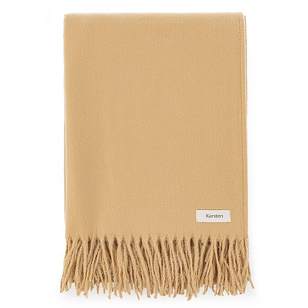 Manta Decorativa Karsten Luma Bege