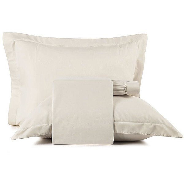 Jogo de Cama Altenburg Areia TA UW 4 Peças Casal Bege