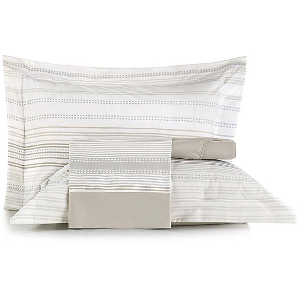 Jogo de Cama Altenburg Cinema 200 Fios 4 Peças Queen Bege