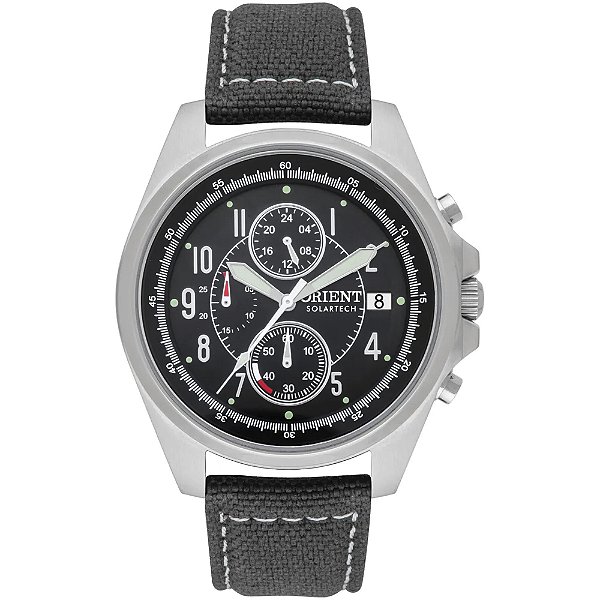 Relógio Orient Solar MBSNC005 P2PX Prata Masculino