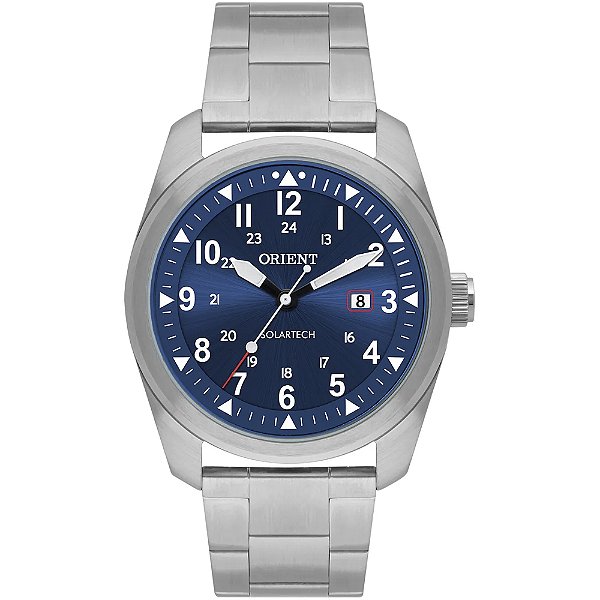 Relógio Orient Solar MBSS1447 D2SX Prata Masculino