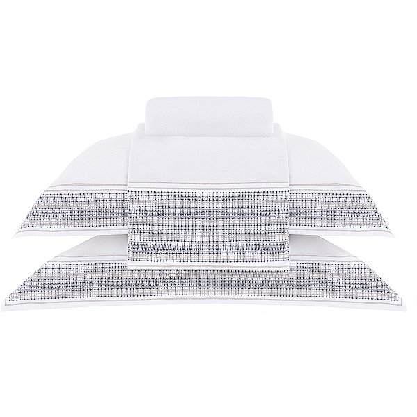 Jogo de Cama Buddemeyer Bourbon 200 Fios 4 Peças King Bege