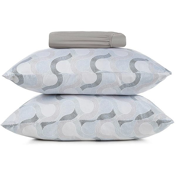 Jogo de Cama Altenburg Online TA 3 Peças Queen Cinza