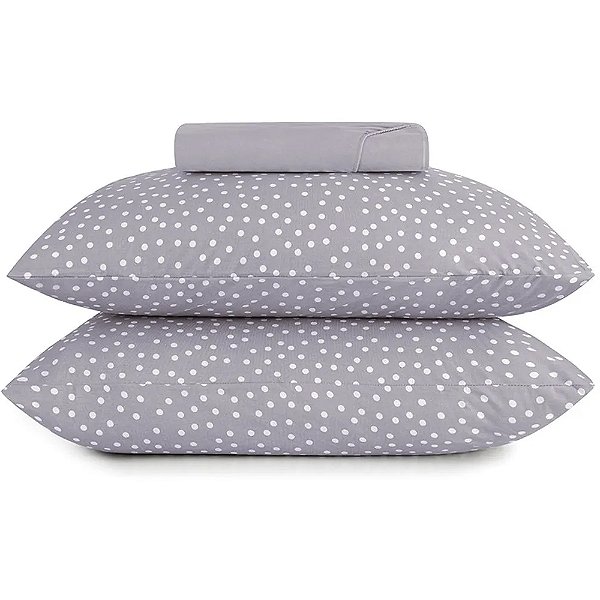 Jogo de Cama Altenburg Bits Malha 3 Peças Casal Lilás