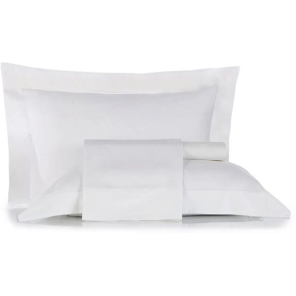 Jogo de Cama Altenburg Clean 200 Fios 4 Peças Queen Branco