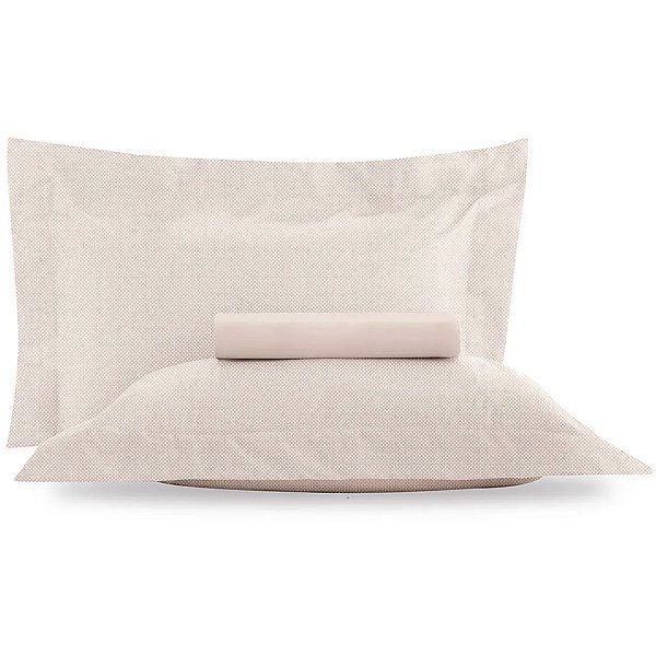 Jogo de Cama Altenburg Inspire 200 Fios 3 Peças Queen Rosa