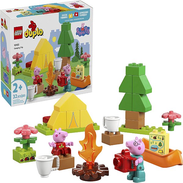 Lego Peppa Pig Viagem de Acampamento 10452 com 32pcs