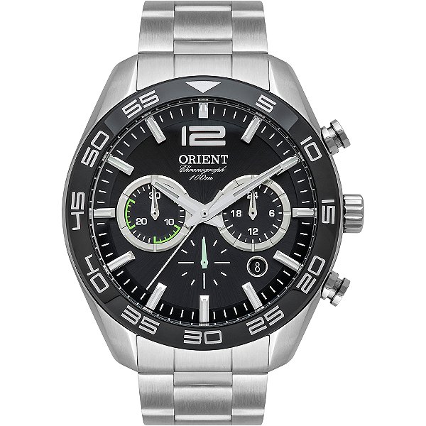 Relógio Orient Cronograph MBSSC241 P2SX Prata Masculino