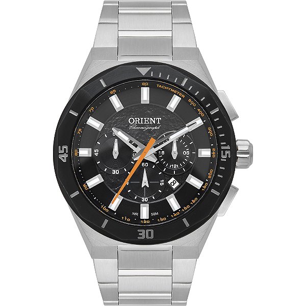 Relógio Orient Cronograph MBSSC253 POSX Prata Masculino