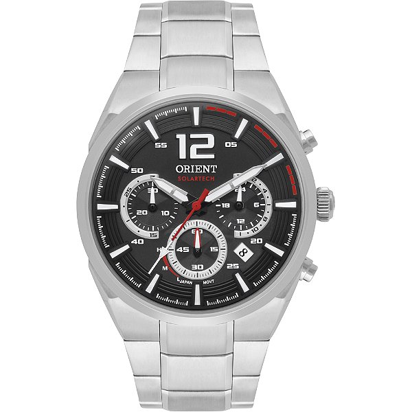 Relógio Orient Solar MBSSC257 P2SX Prata Masculino