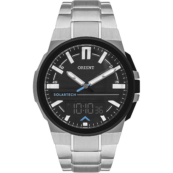 Relógio Orient Solar MTSSA006 P1SX Prata Masculino