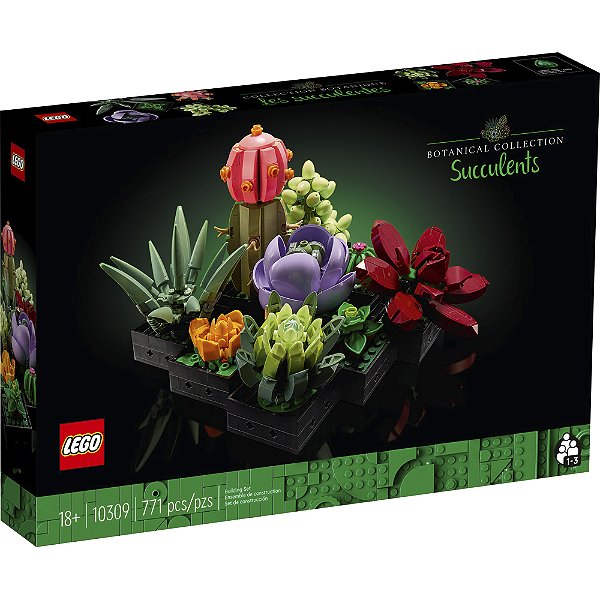 Lego Botanical Suculentas 10309 com 771pcs
