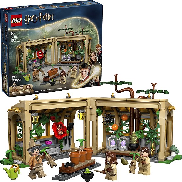 Lego Harry Potter Hogwarts Aula Herbologia 76445 com 390pcs