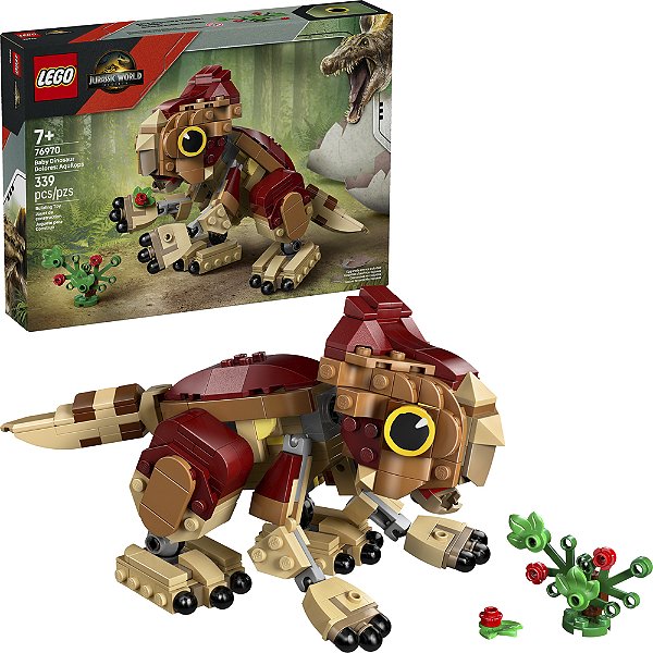 Lego Jurassic World Bebe Dolores Aquilops 76970 com 339pcs