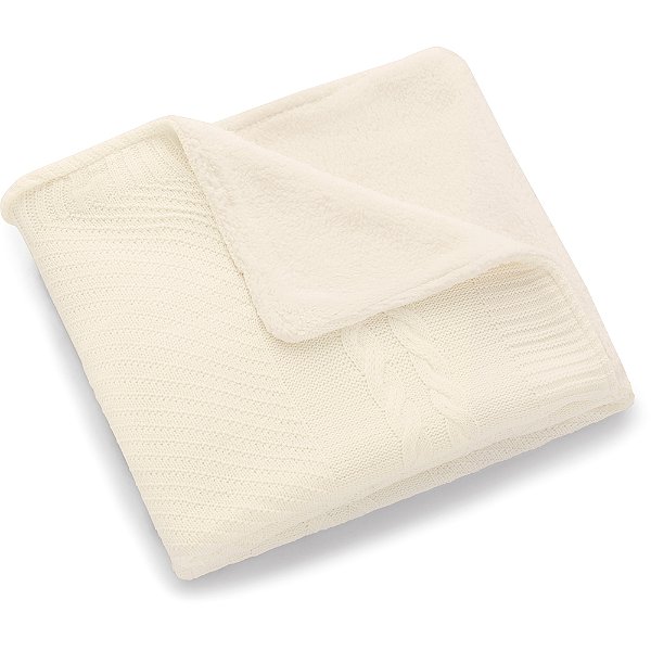 Manta Tricot Lynel Sherpa Perola Off White